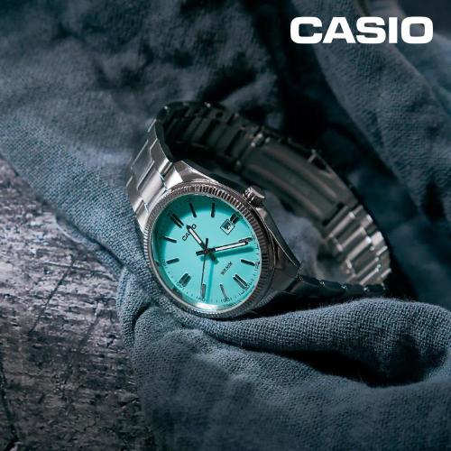 Casio 백화점AS 카시오 티파니 블루 MTP-1302PD-2A2VDF 클래식 데일리 메탈시계 남여공용 손목시계 지코스모 공식수입