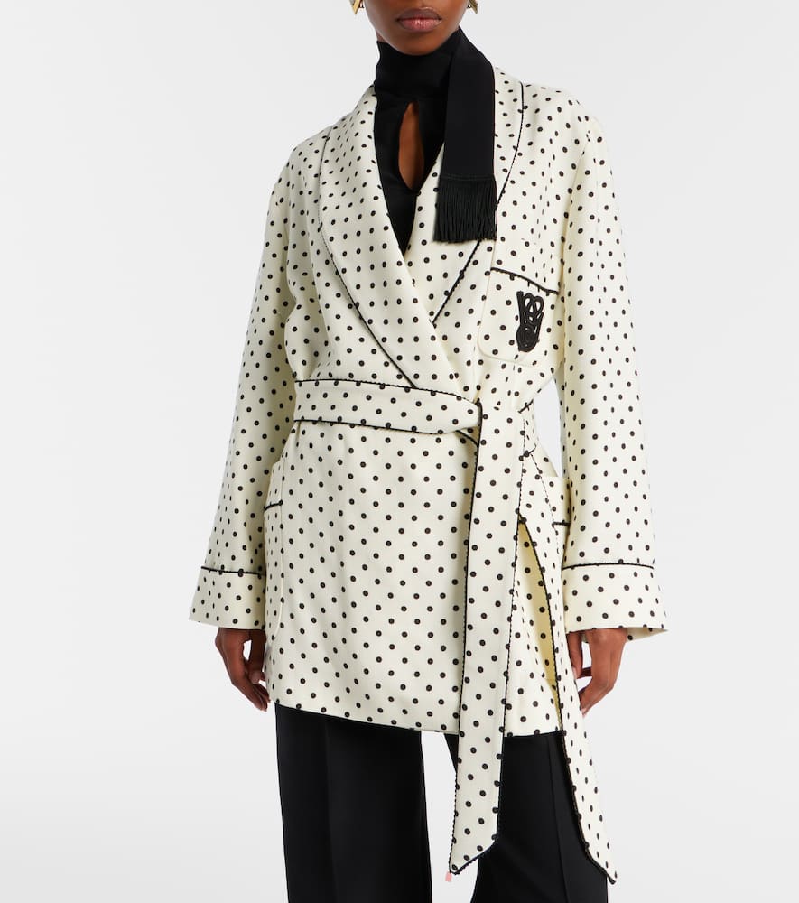 Plus De Pois belted jacket