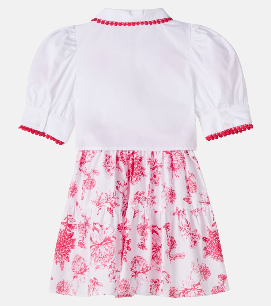 Cotton shirt and skirt set