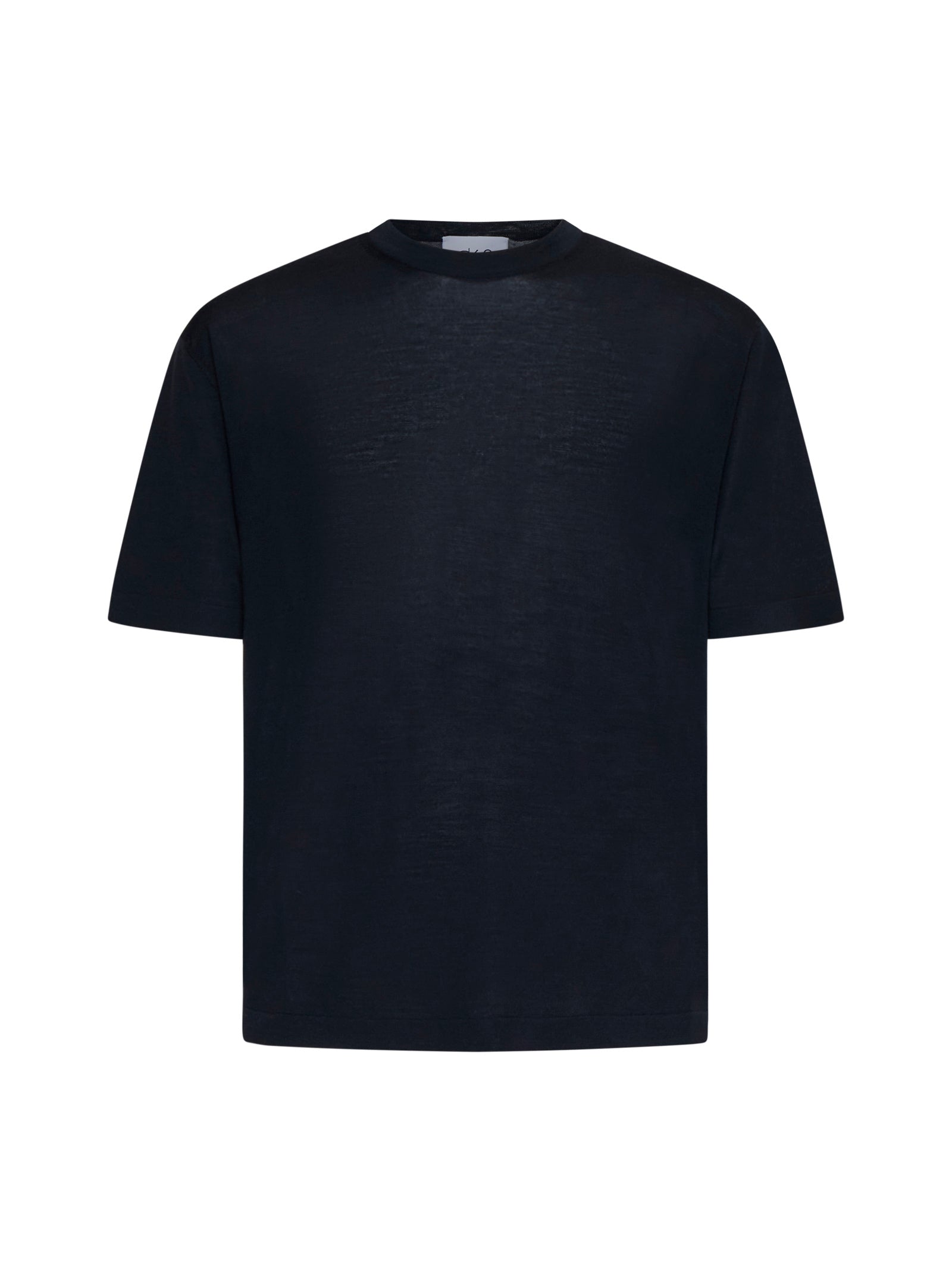 Virgin Wool T-Shirt — Blue