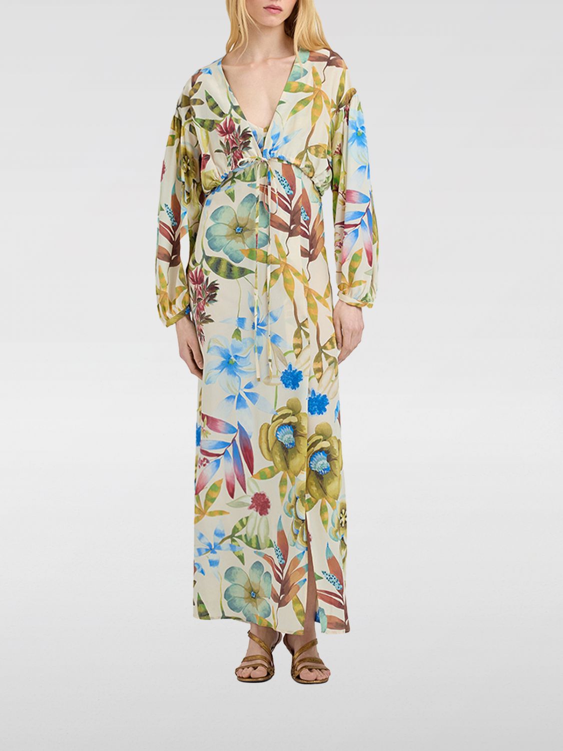 MOMONÌ Dress Woman color Cream