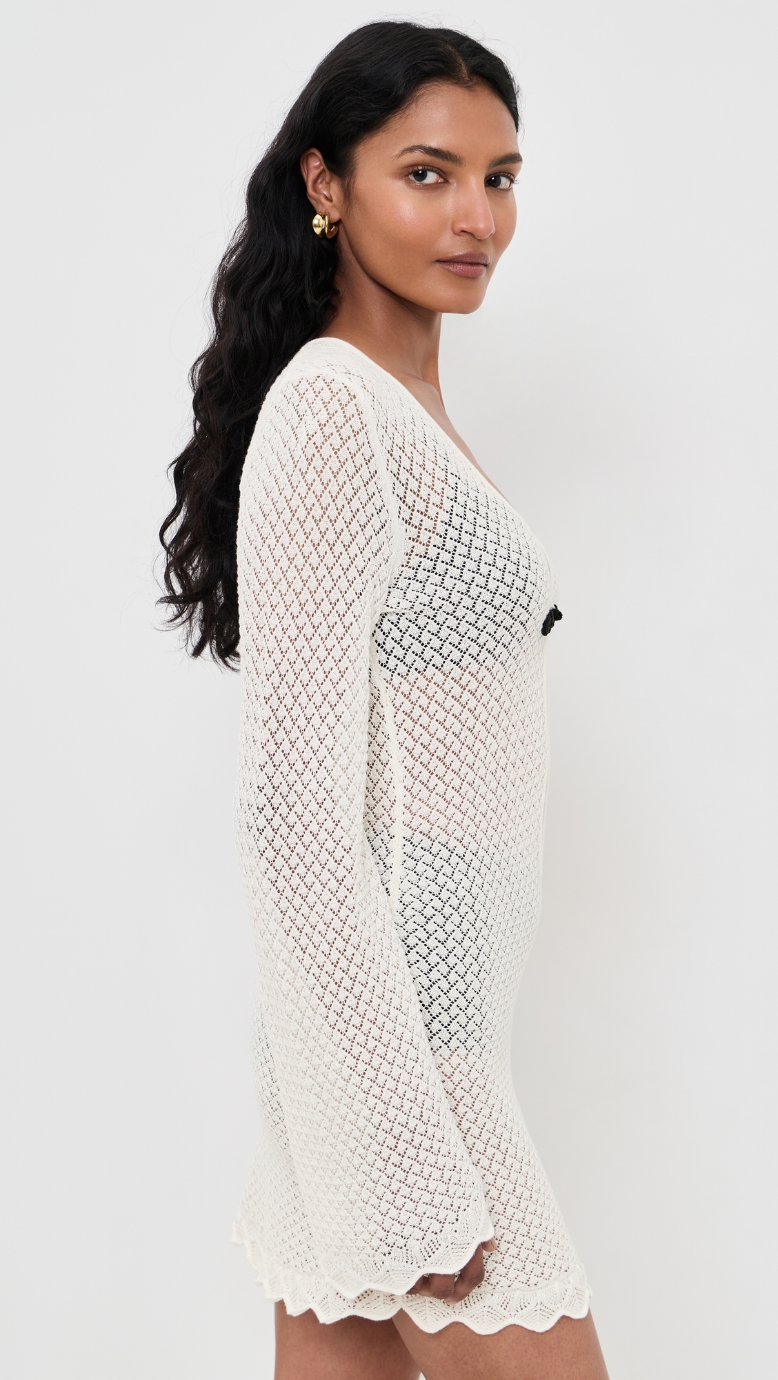 Tanzania Short Dress Ecru