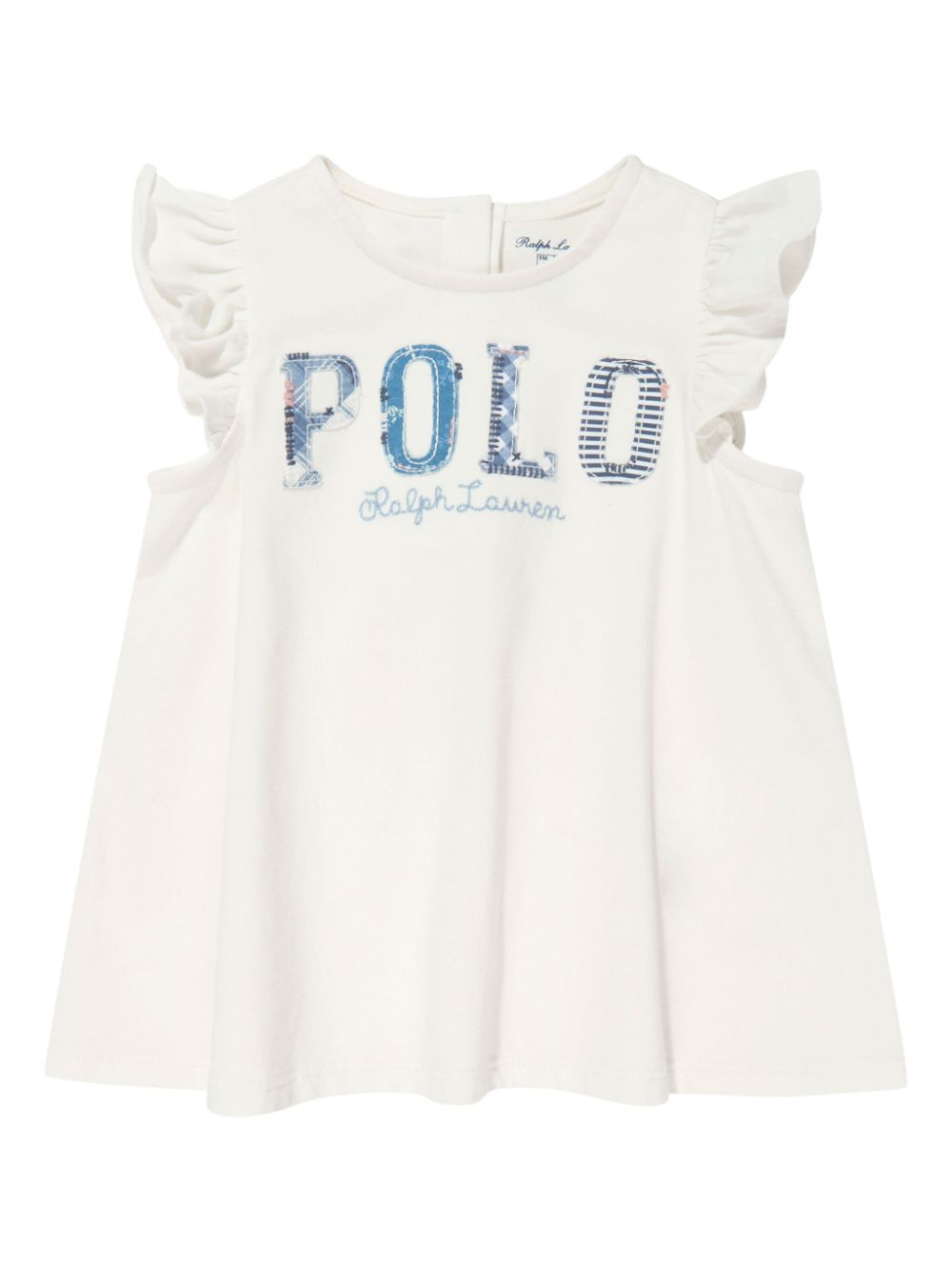 Logo-embroidered T-shirt - White