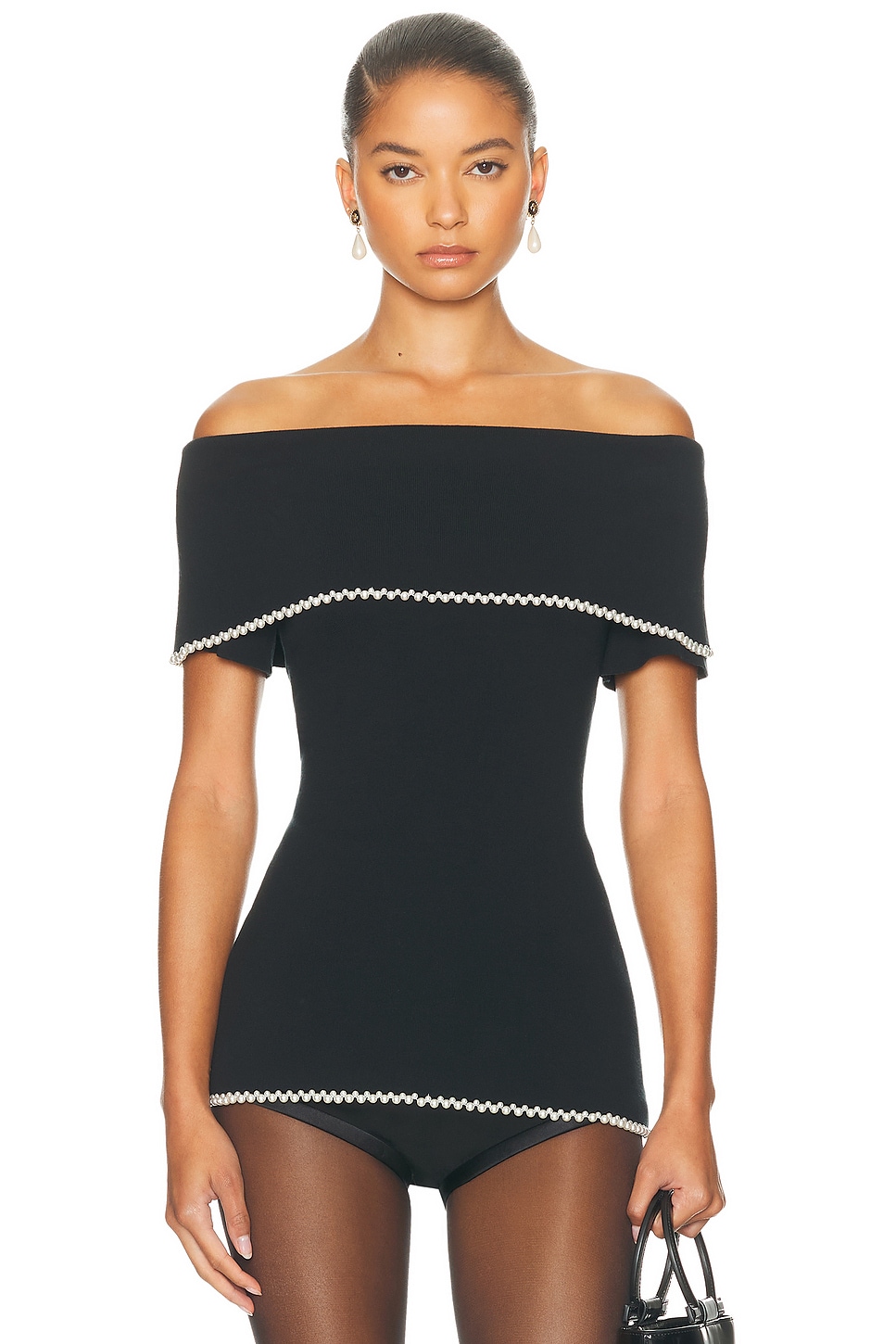 By Malene Birger Hetha Top in Black - Black. XS also in L