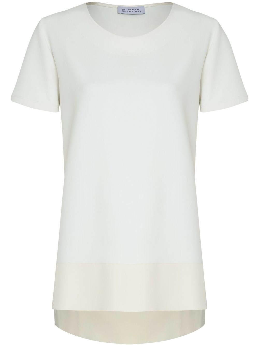 Gloria Coelho colour-block blouse - White
