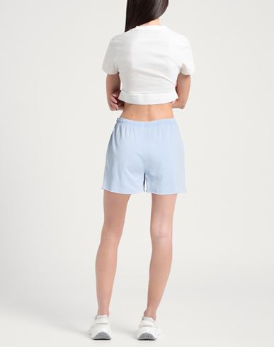 Woman Shorts & Bermuda Shorts Sky blue Size L Organic cotton