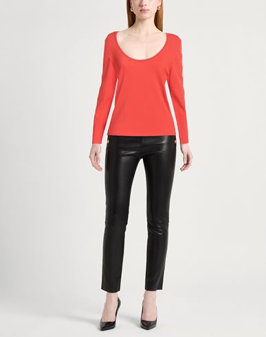 Liviana Conti Woman Sweater Orange Size 4 Viscose, Polyamide