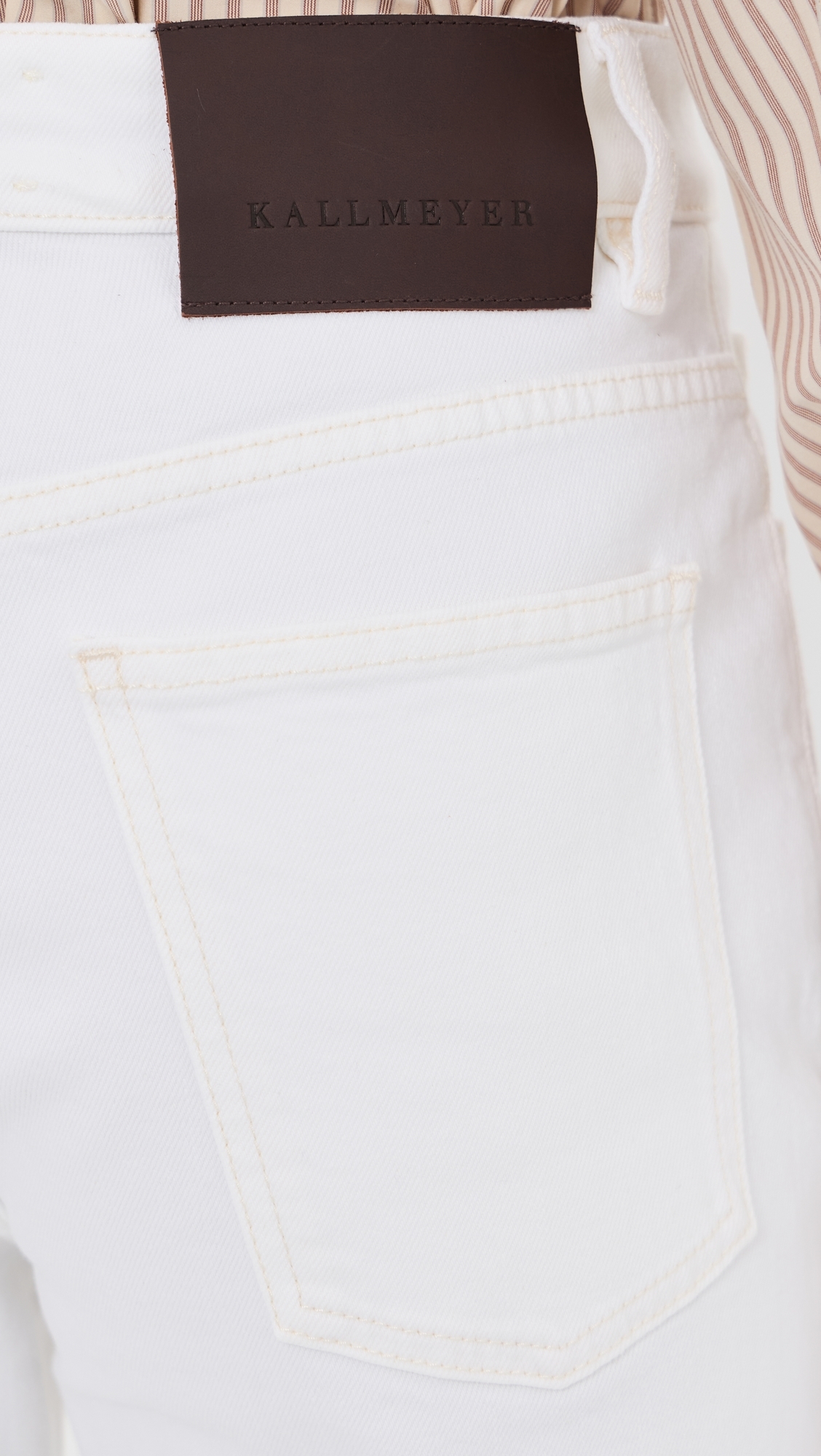 Farah Classic Bootcut Jeans Talc