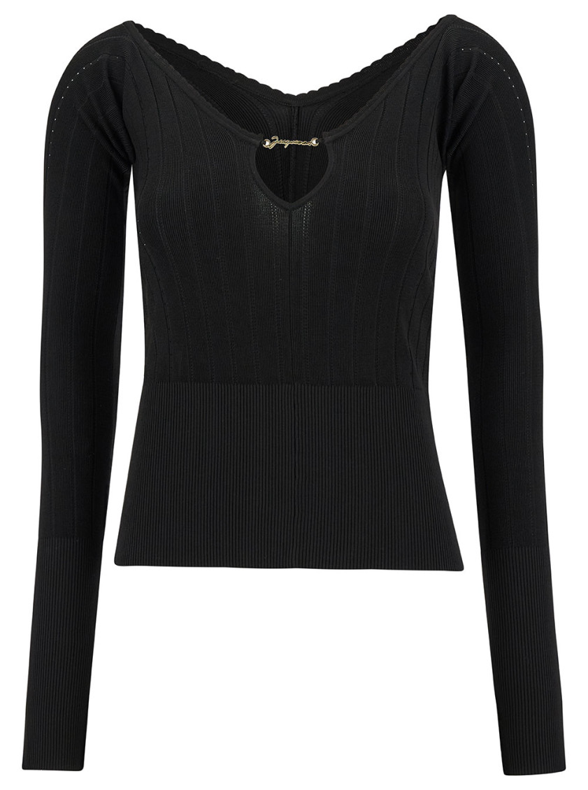 Le Haut Pralu ribbed top - Black