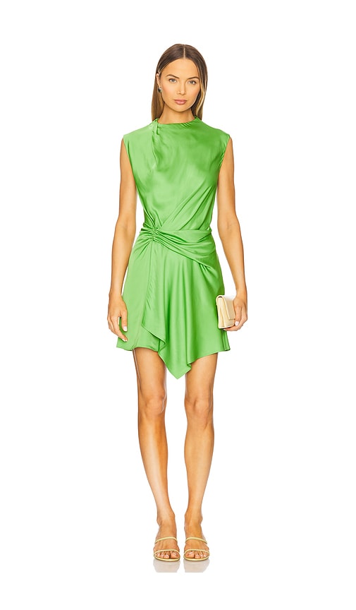 A.L.C. KLEID DION in Green. Größe 8. Also in 0, 10, 2