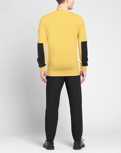 Man Sweater Yellow Size XL Virgin Wool