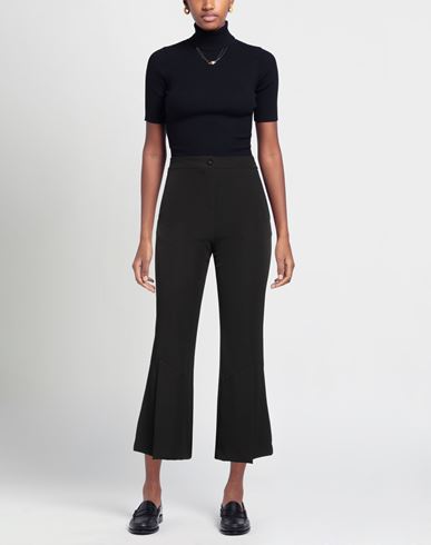 Woman Pants Black Size 4 Polyester, Elastane