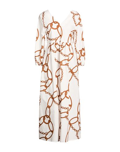 Woman Maxi dress White Size XS Cotton