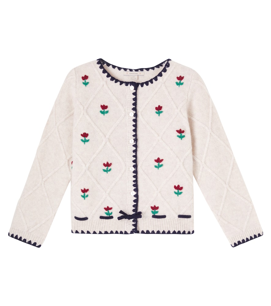 Konges Sløjd Iska embroidered wool cardigan