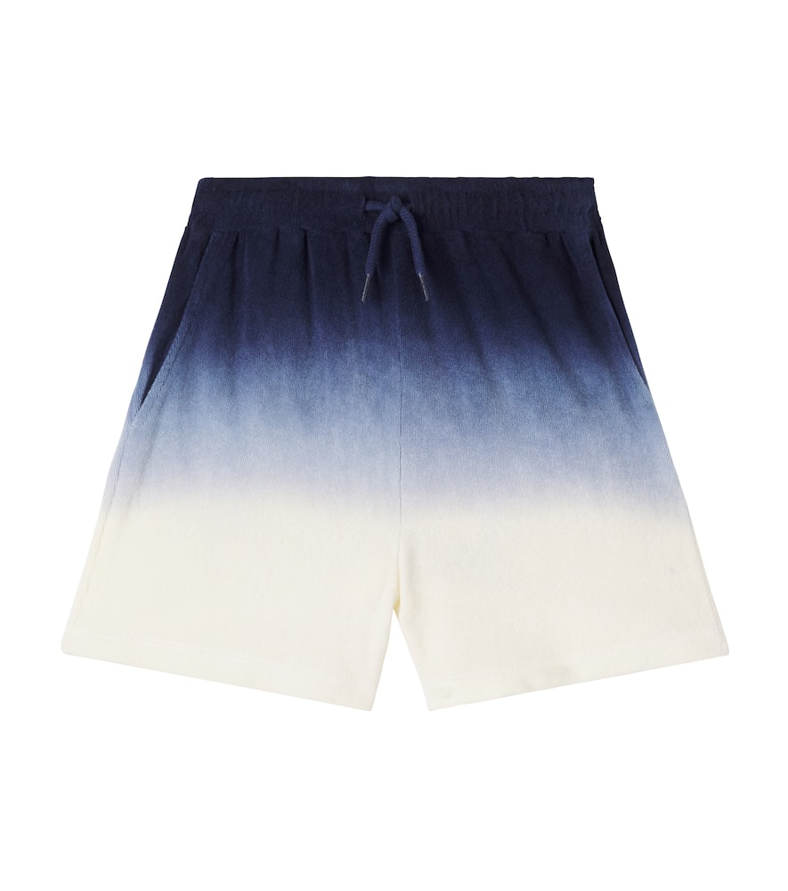 Abay ombré cotton terry shorts