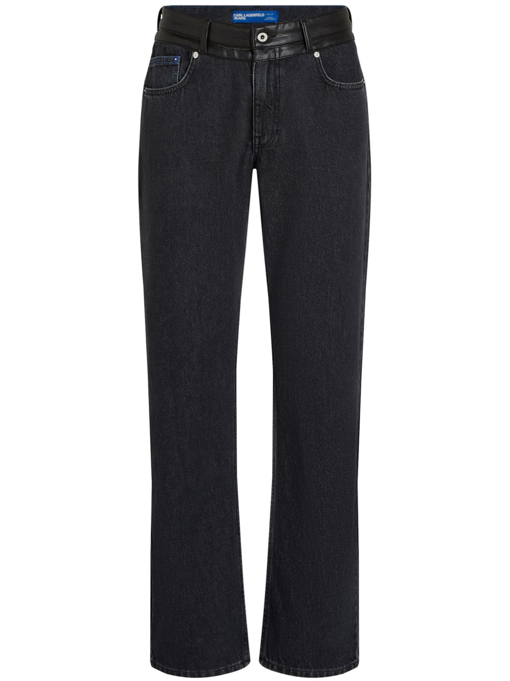 Straight-leg jeans - Black