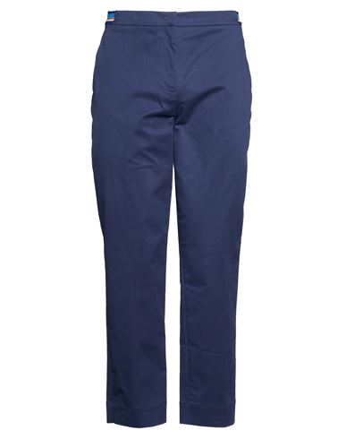 Man Pants Navy Size 26 Cotton, Elastane
