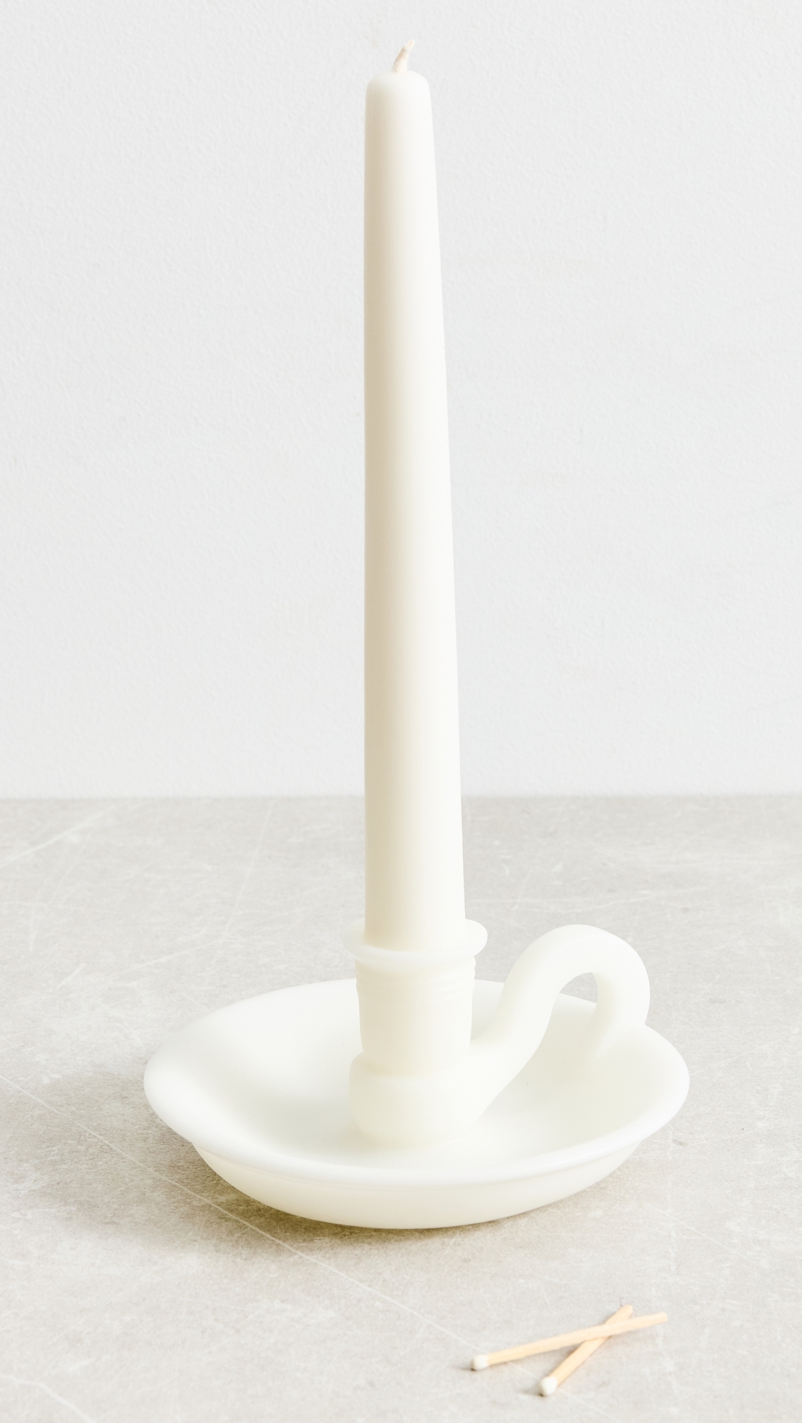 Forme Soy Wax Candlestick Cream One Size