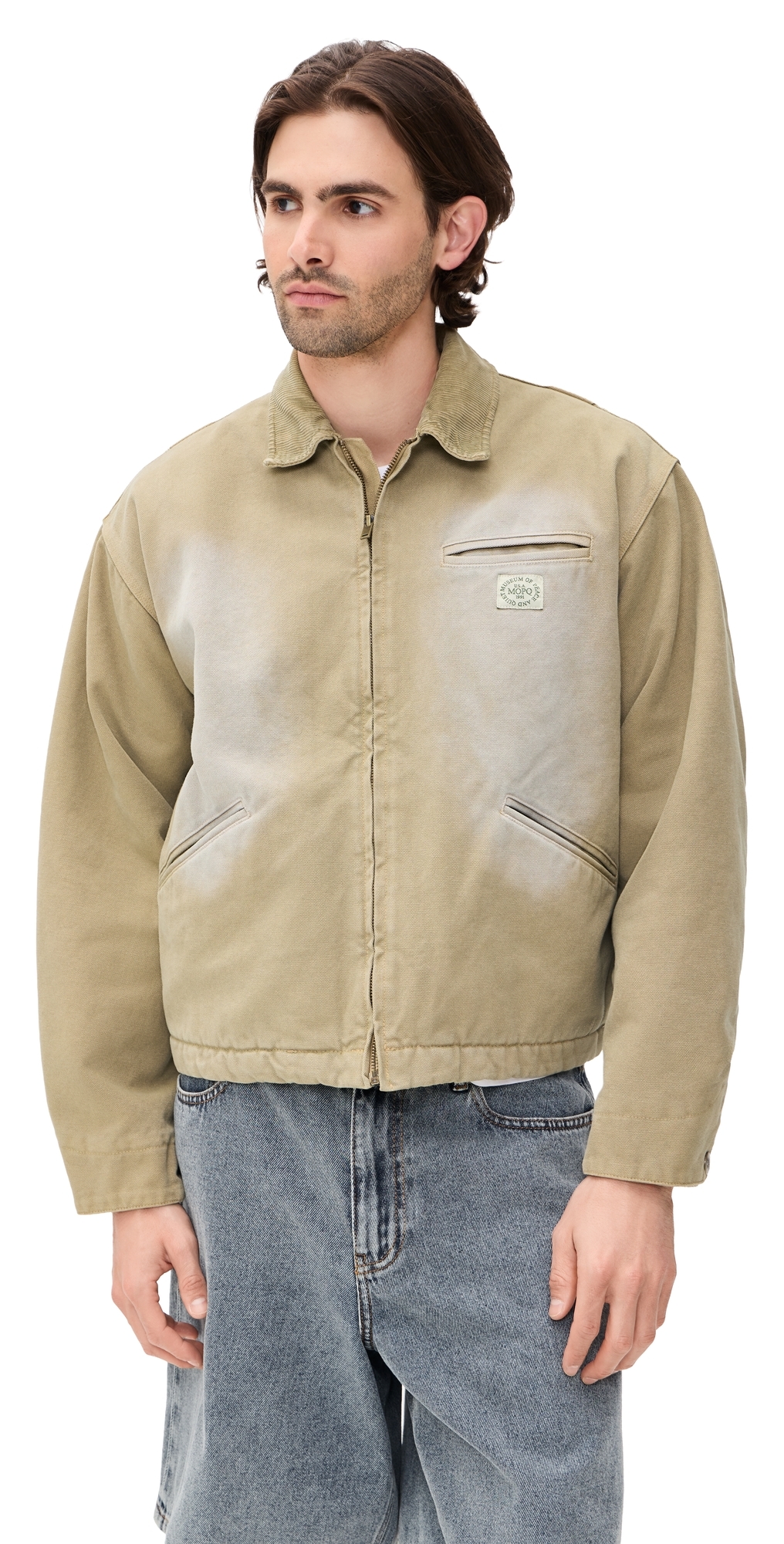 Utility Canvas Jacket Tan