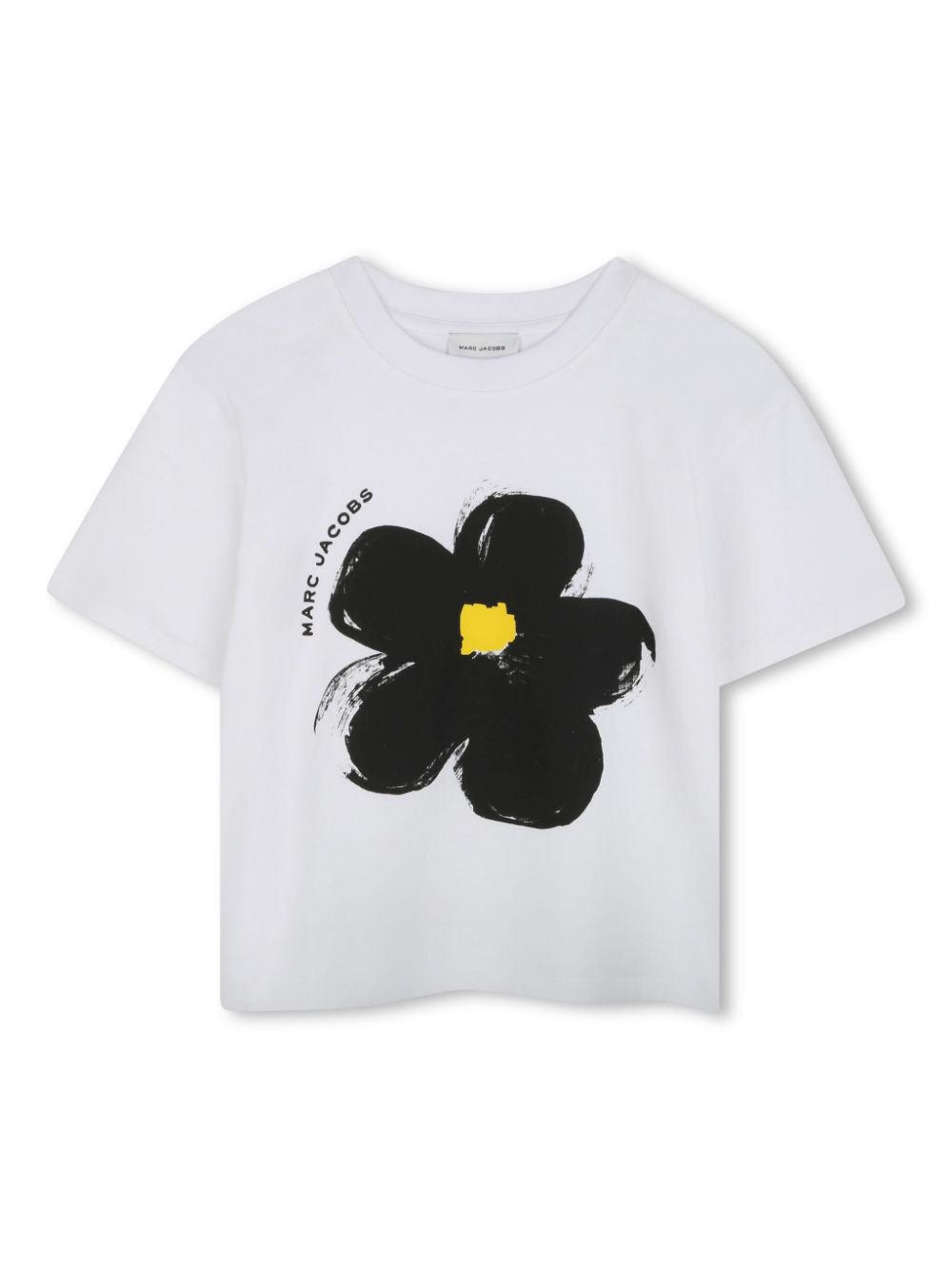 Floral print cotton t-shirt - White