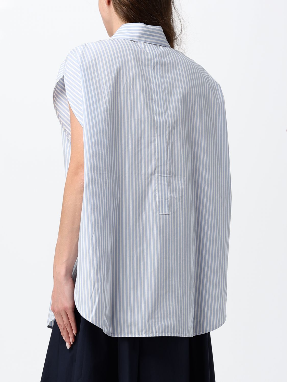 Shirt Woman color Gnawed Blue