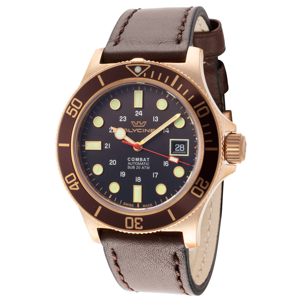 Combat Sub 42 Bronze Men's Watch