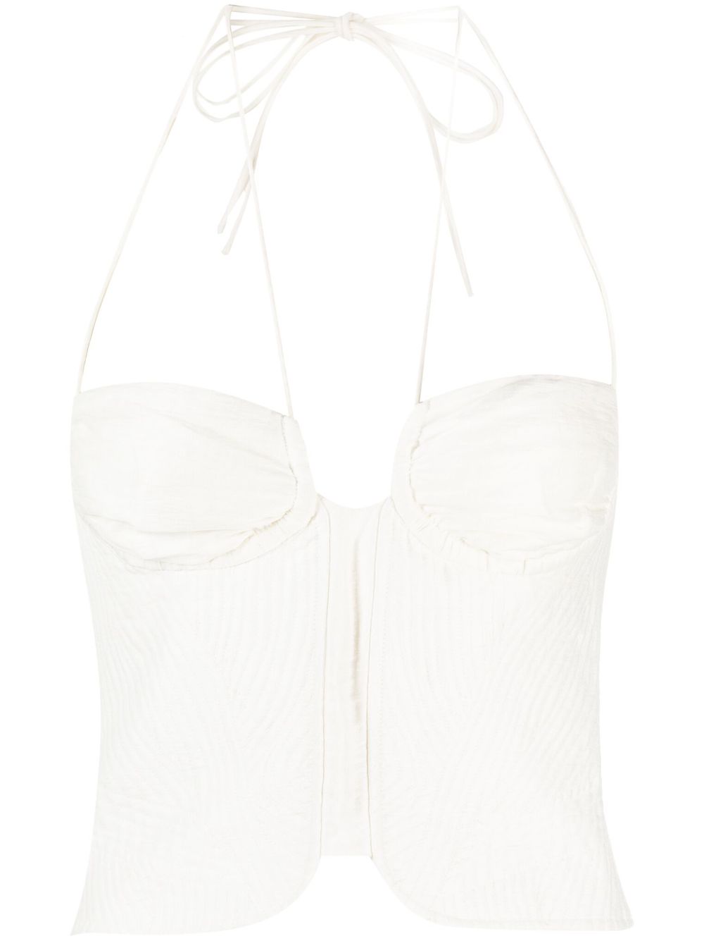 Habana corset top - White