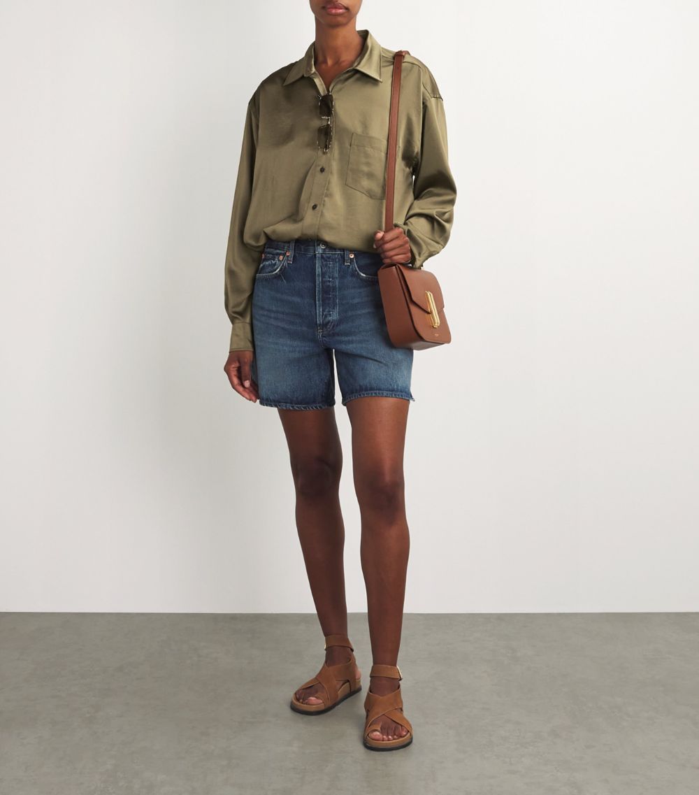 Satin-Effect Shirt
