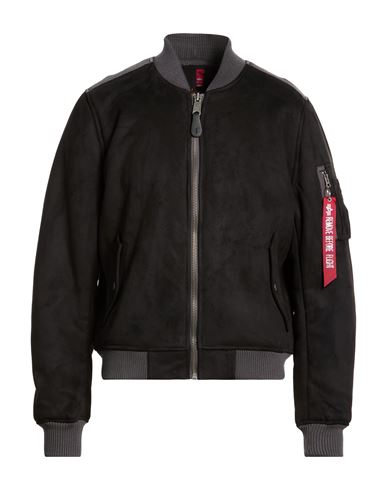 Man Jacket Black Size XL Polyester