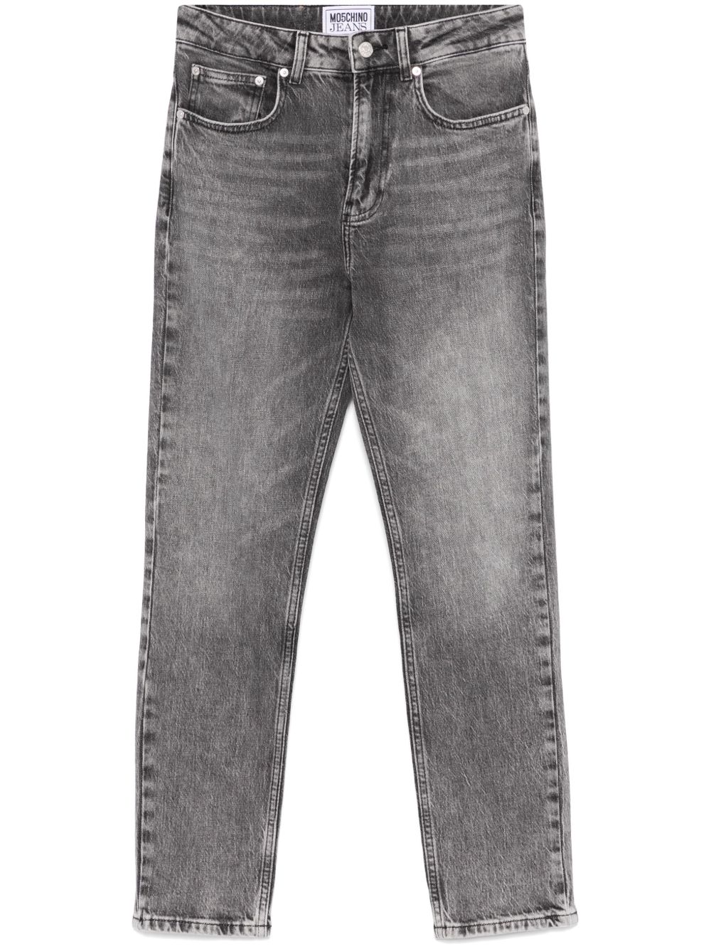 Logo-patch jeans - Grey