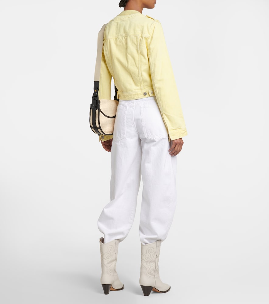 Valene cropped denim jacket