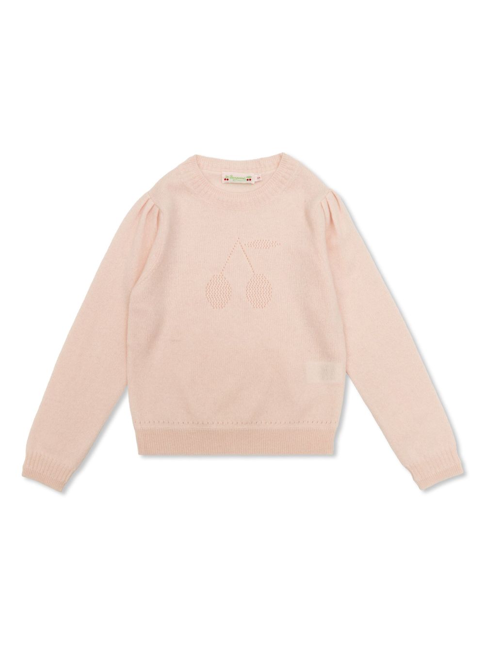Logo-embroidered jumper - Pink