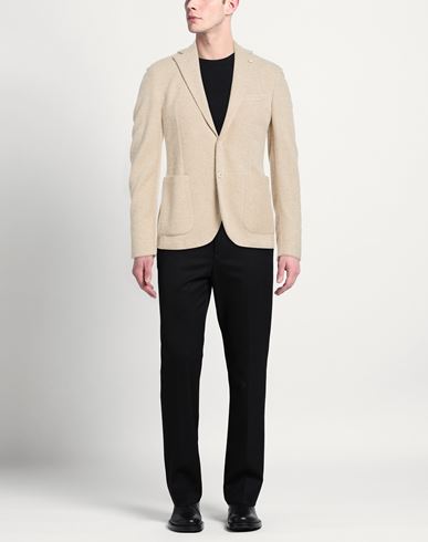 L. b.m. 1911 Man Blazer Beige Size 38 Cotton, Polyamide