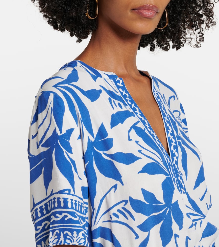 Vanessa printed shirt dress