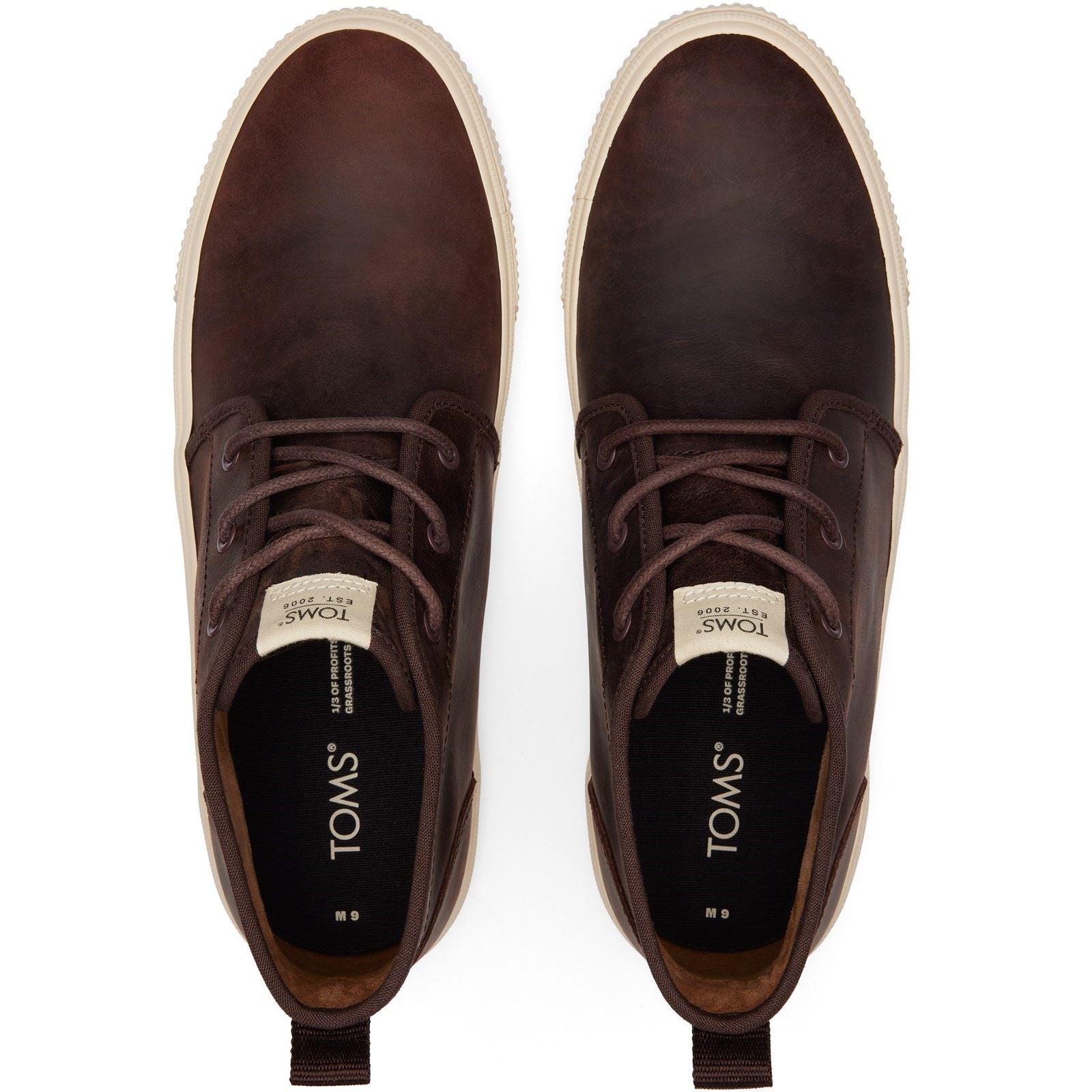 Toms Carlo Mid Terrain Leather Men's Clover Brown Trainer