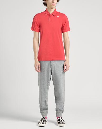 Man Polo shirt Brick Size M Cotton, Elastane