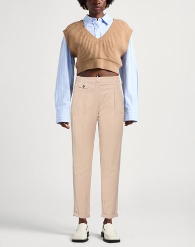 Woman Pants Beige Size 6 Lyocell