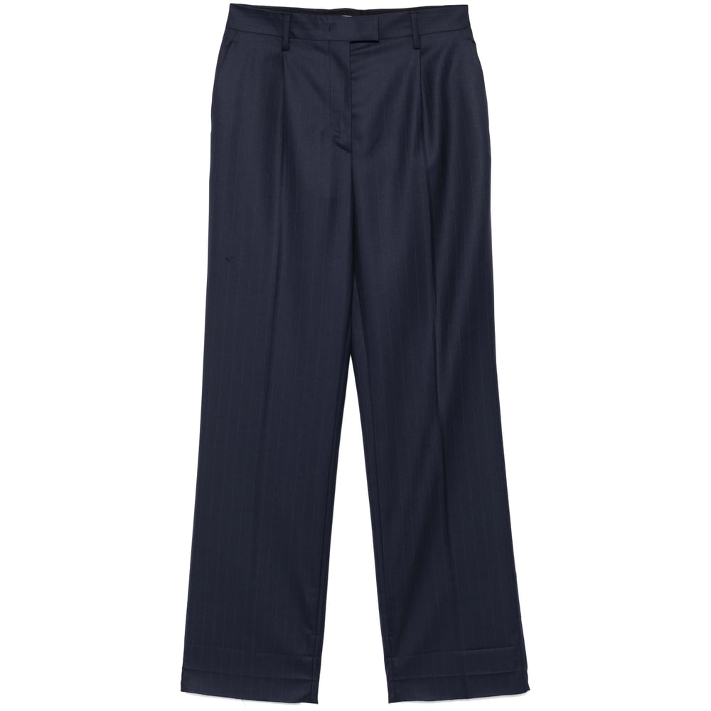Embroidered Wool Pant