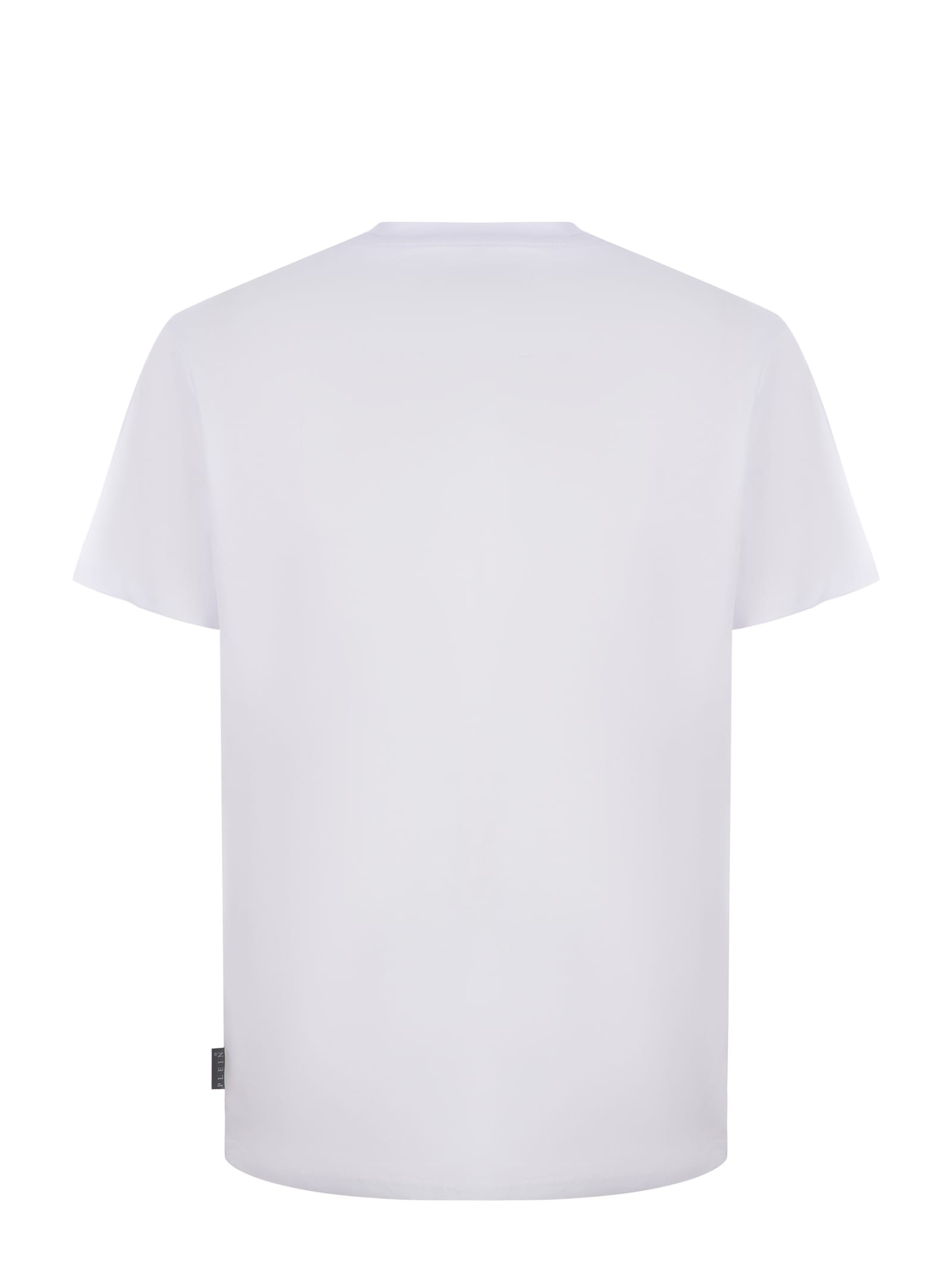 -Logo T Shirt Bianco-Uomo