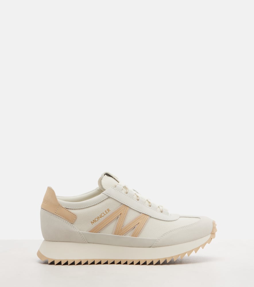 Pacey2 suede-trimmed sneakers