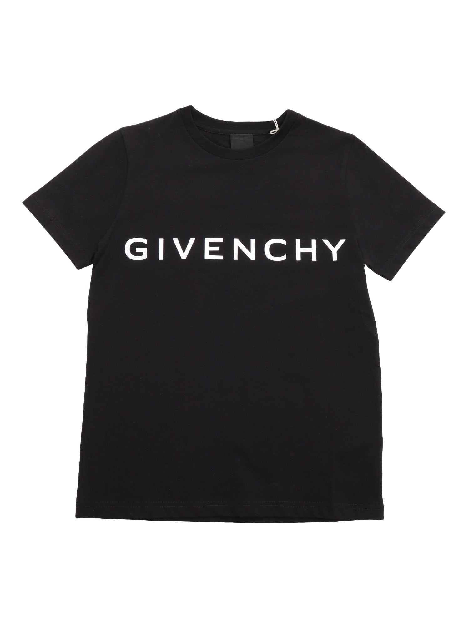 Logo-print short-sleeve T-shirt - Black