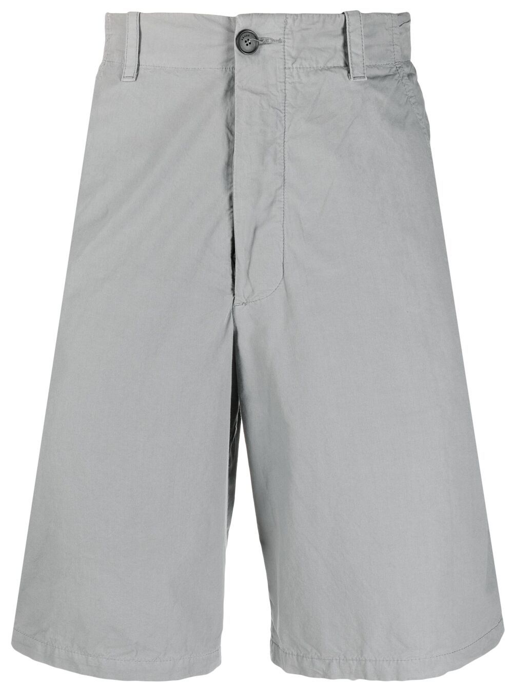 Knee-length chino shorts - Grey