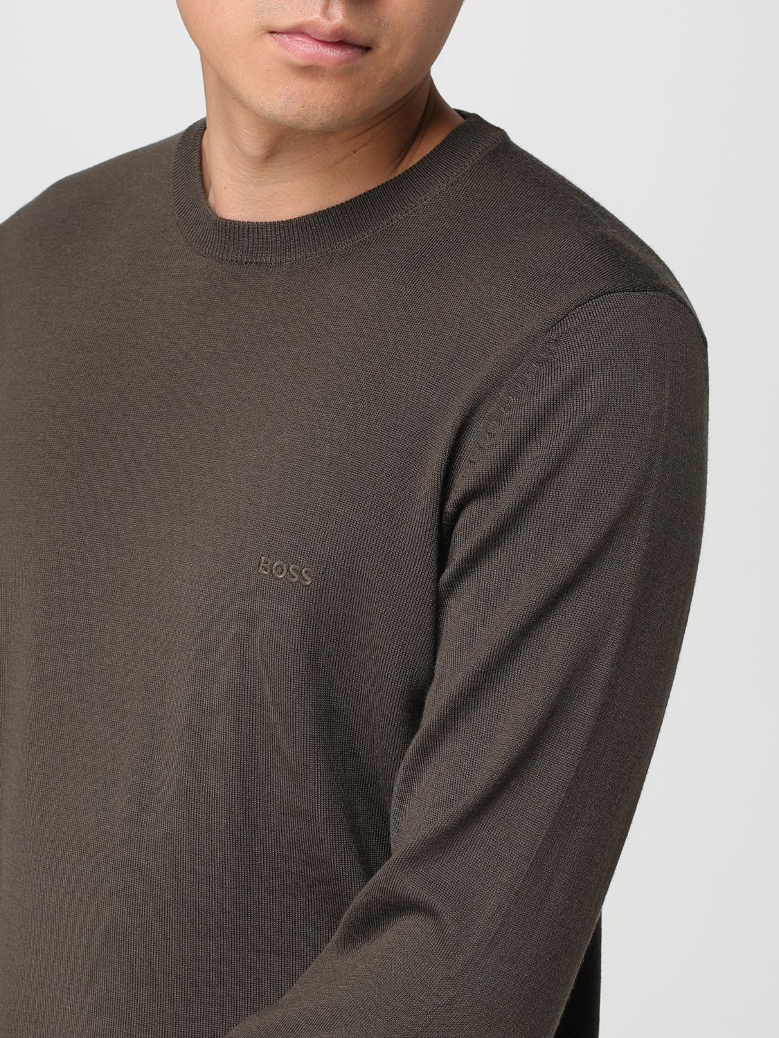 Sweater Men color Grass Green