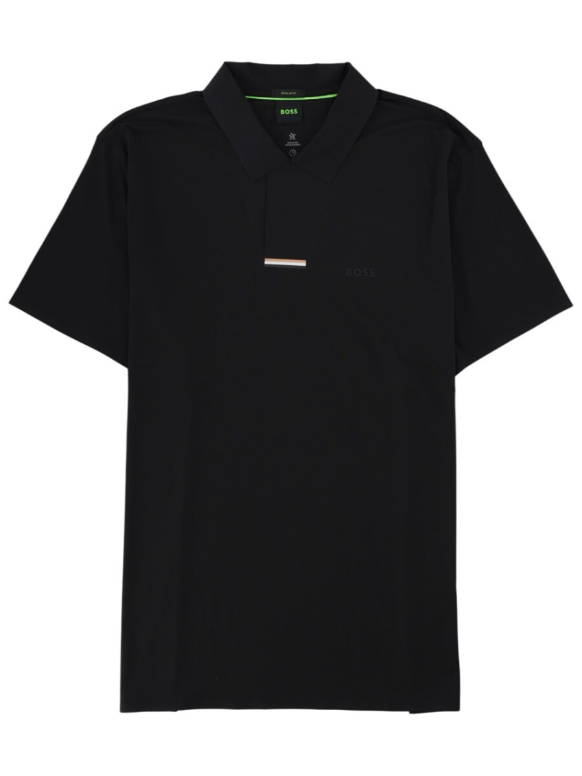 Black Shirt Collar Polo