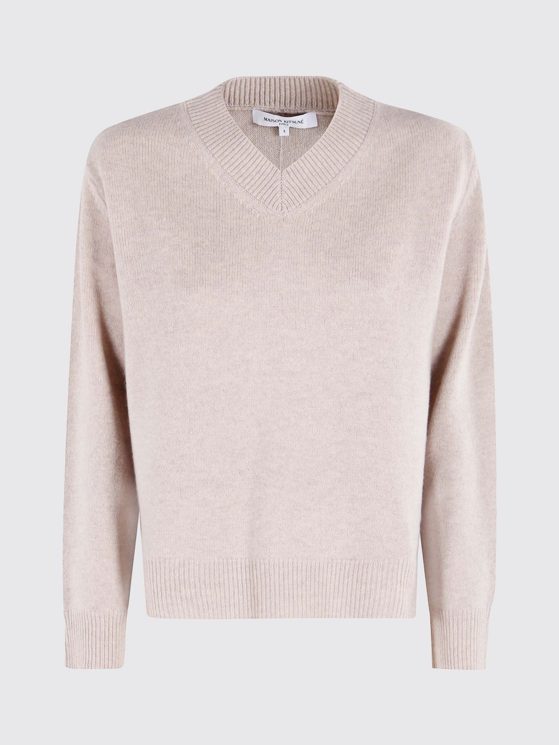 Sweater MAISON KITSUNÉ Woman color Beige