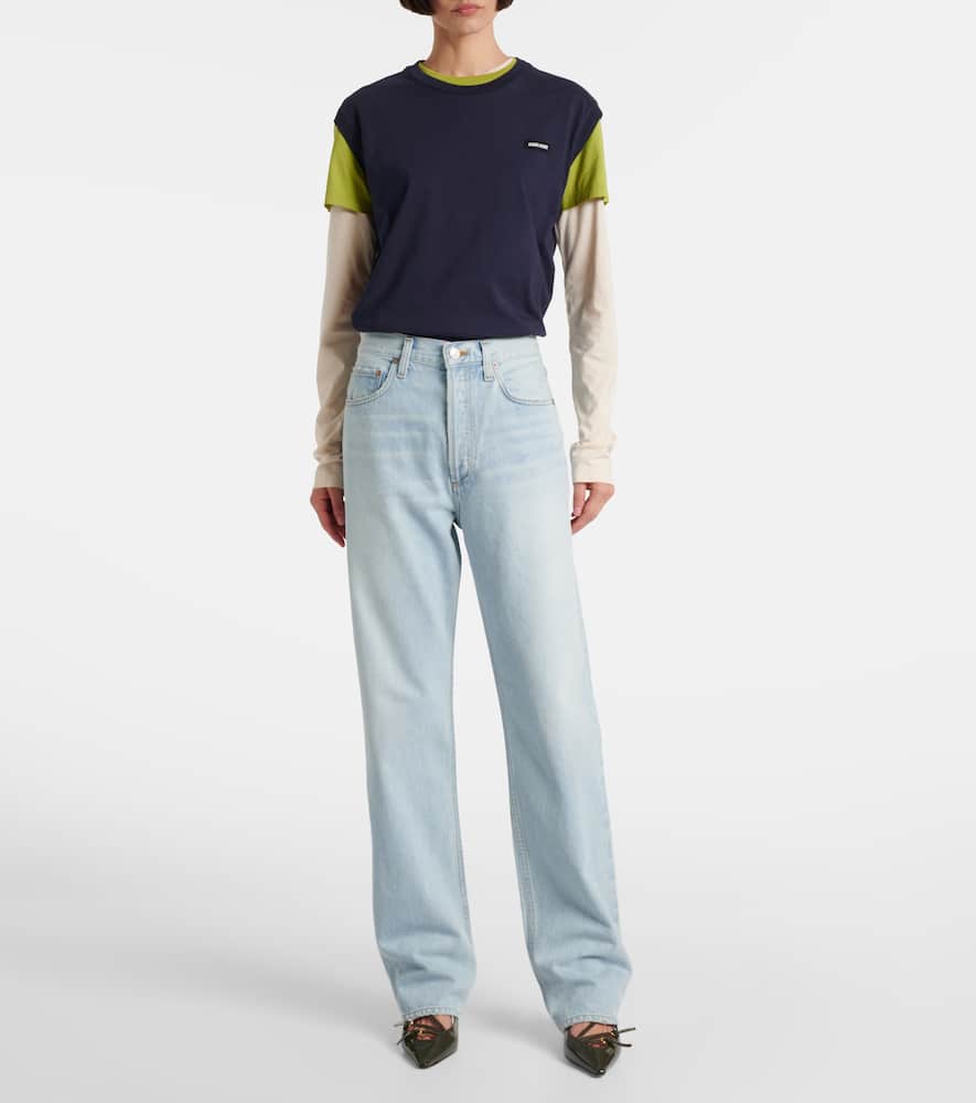 Kelly high-rise straight jeans