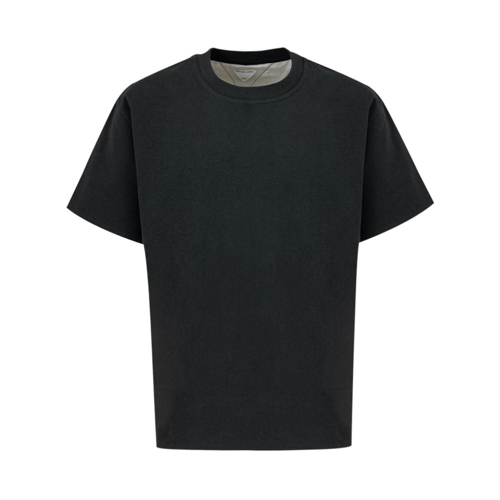 Oversize Cotton T-Shirt — Black