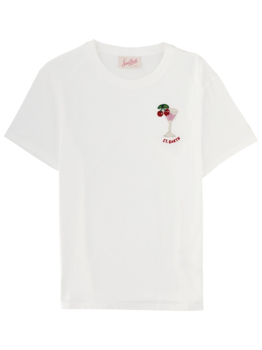 White Graphic Crew Neck T-Shirt