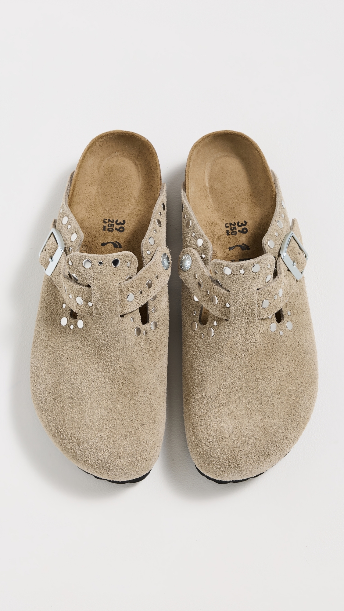 Boston Rivets Clogs Taupe