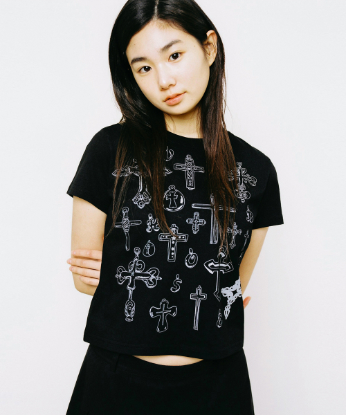 Sketch Cross Angel Tee
